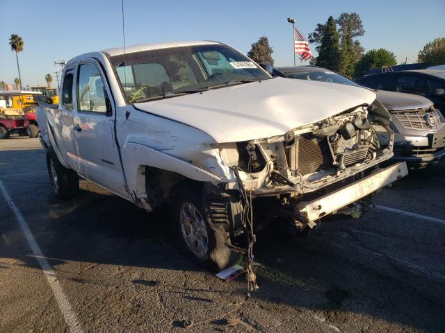 5TETU62N36Z228290 - 2006 TOYOTA TACOMA PRERUNNER ACCESS CAB WHITE photo 1