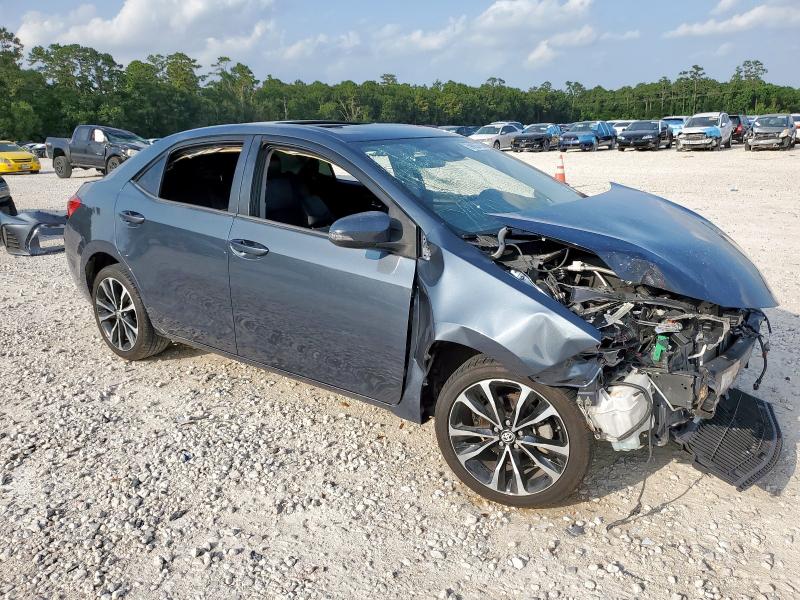 2T1BURHEXJC060148 - 2018 TOYOTA COROLLA L 蓝色 照片 4