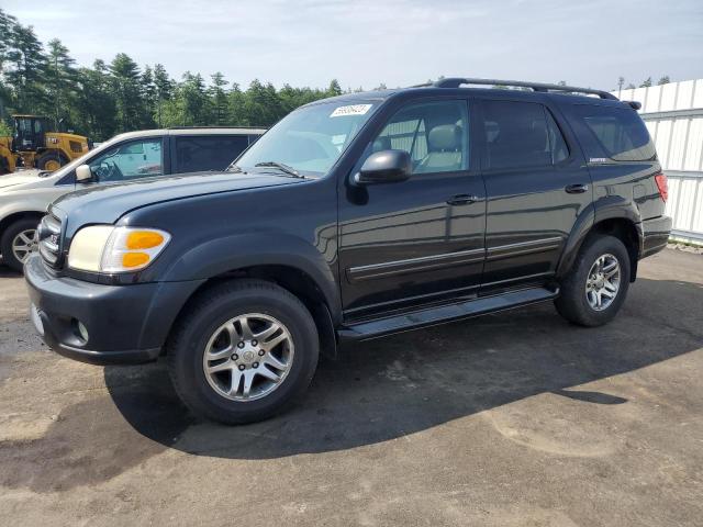 5TDBT48A34S218814 - 2004 TOYOTA SEQUOIA LIMITED BLACK photo 1