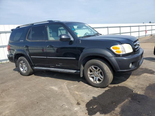 5TDBT48A34S218814 - 2004 TOYOTA SEQUOIA LIMITED BLACK photo 4