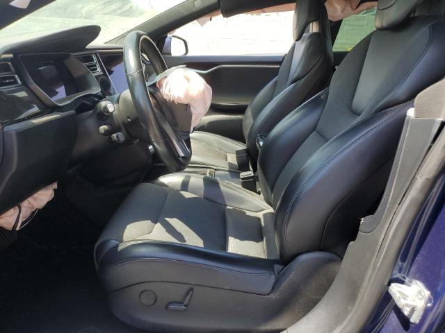 5YJSA1E24JF246719 - 2018 TESLA MODEL S ლურჯი ფოტო 7