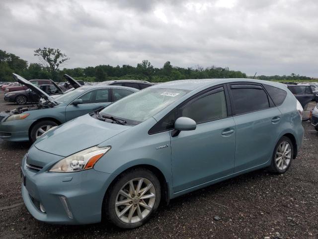 JTDZN3EUXE3361666 - 2014 TOYOTA PRIUS V SILVER photo 1