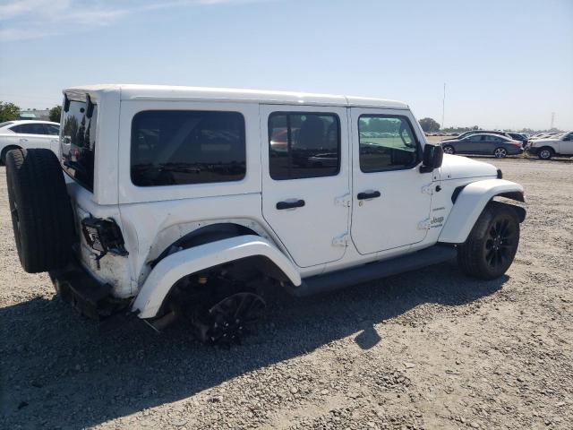 1C4JJXP61MW676836 - 2021 JEEP WRANGLER U SAHARA 4XE WHITE photo 3