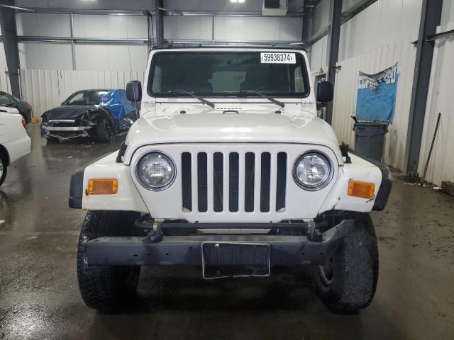 1J4FA49S24P751272 - 2004 JEEP WRANGLER / SPORT WHITE photo 5