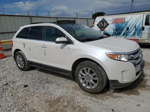 2FMDK3K94CBA62959 - 2012 FORD EDGE LIMITED WHITE photo 4