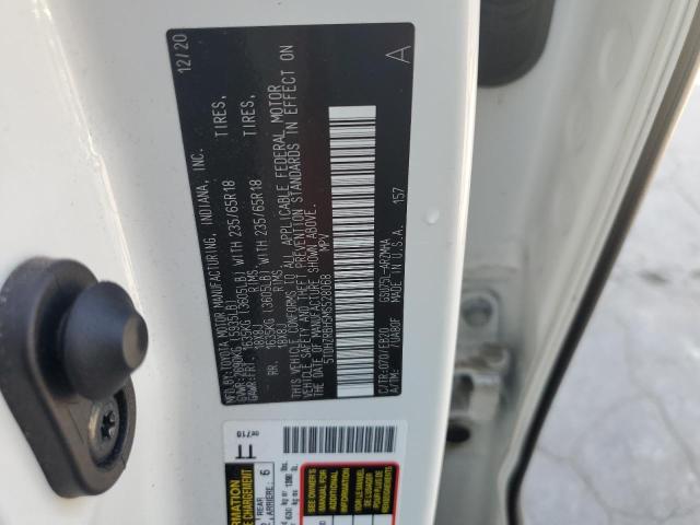 5TDHZRBH5MS528068 - 2021 TOYOTA HIGHLANDER XLE WHITE photo 13