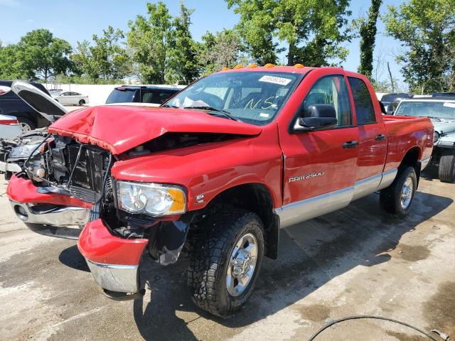 3D7KS28C25G720972 - 2005 DODGE RAM 2500 ST RED photo 1