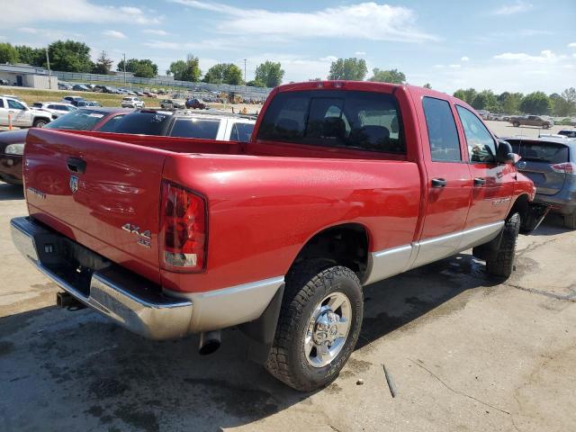 3D7KS28C25G720972 - 2005 DODGE RAM 2500 ST RED photo 3