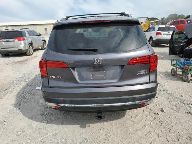 5FNYF6H96JB026984 - 2018 HONDA PILOT TOURING GRAY photo 6