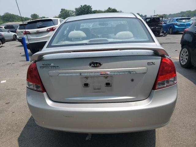 KNAFE222295619279 - 2009 KIA SPECTRA EX SILVER photo 6