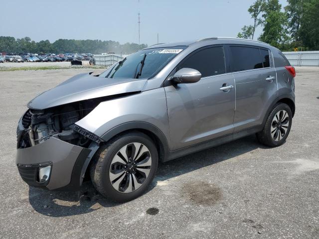 KNDPC3A68C7279414 - 2012 KIA SPORTAGE SX GRAY photo 1