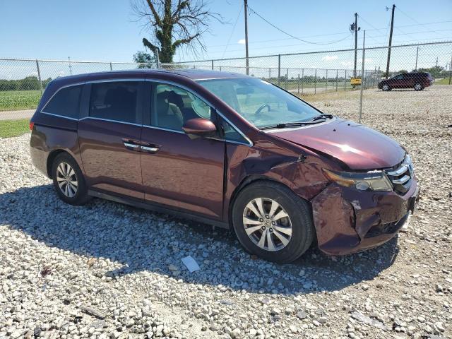 5FNRL5H60FB072475 - 2015 HONDA ODYSSEY EXL MAROON photo 4