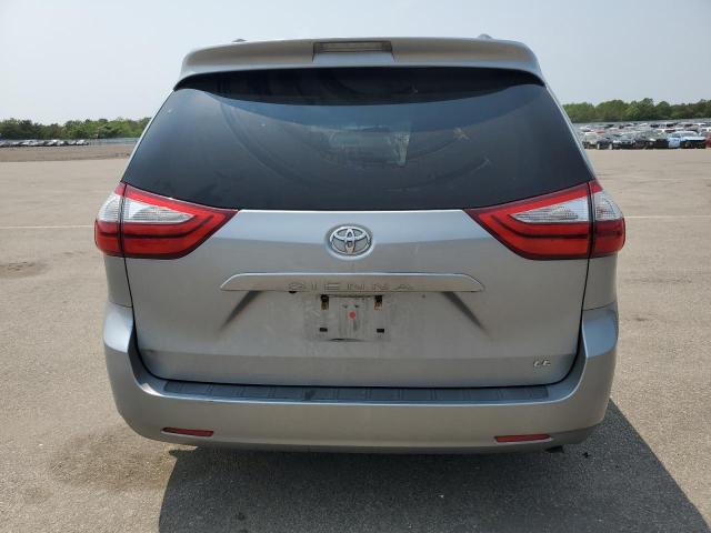 5TDKK3DCXGS735567 - 2016 TOYOTA SIENNA LE SILVER photo 6