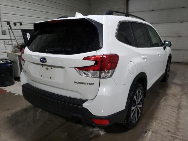 JF2SKAUC1KH444197 - 2019 SUBARU FORESTER LIMITED WHITE photo 4