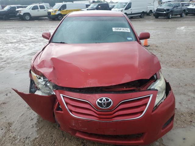 4T1BF3EK6BU619633 - 2011 TOYOTA CAMRY BASE RED photo 5