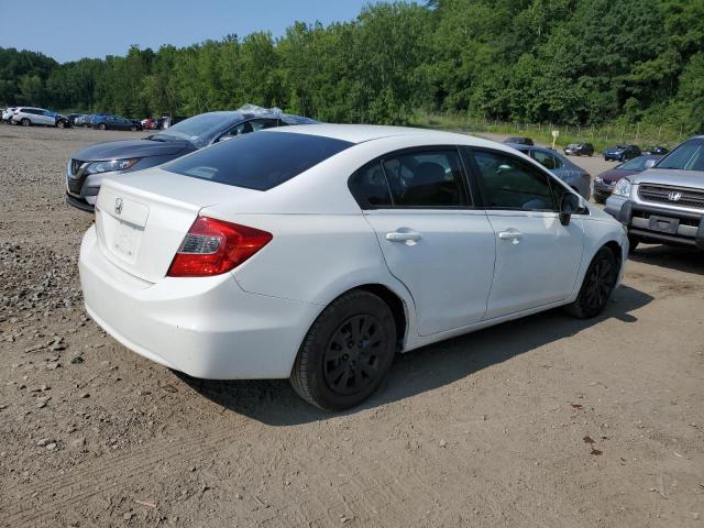 19XFB2F52CE092176 - 2012 HONDA CIVIC LX WHITE photo 3