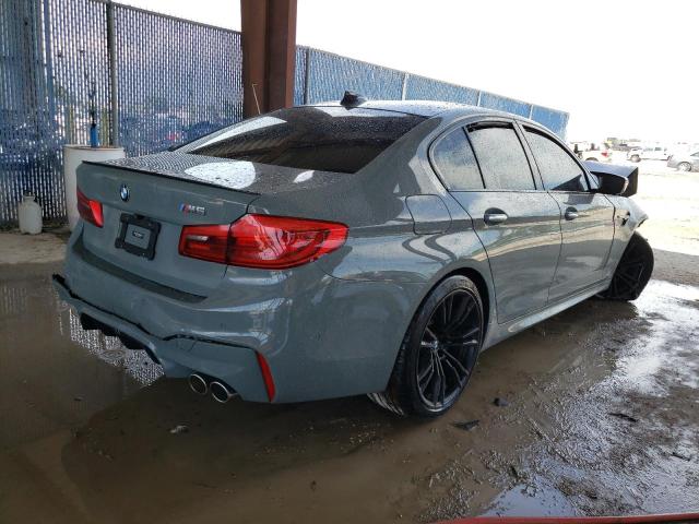 WBSJF0C57JB282890 - 2018 BMW M5 GRAY photo 3