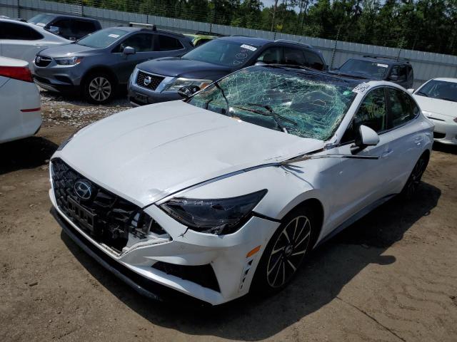 5NPEH4J28LH017965 - 2020 HYUNDAI SONATA LIMITED WHITE photo 1