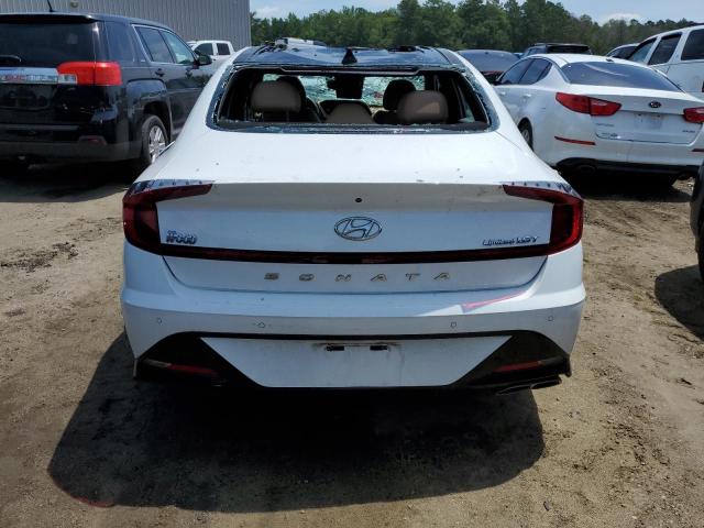 5NPEH4J28LH017965 - 2020 HYUNDAI SONATA LIMITED WHITE photo 6