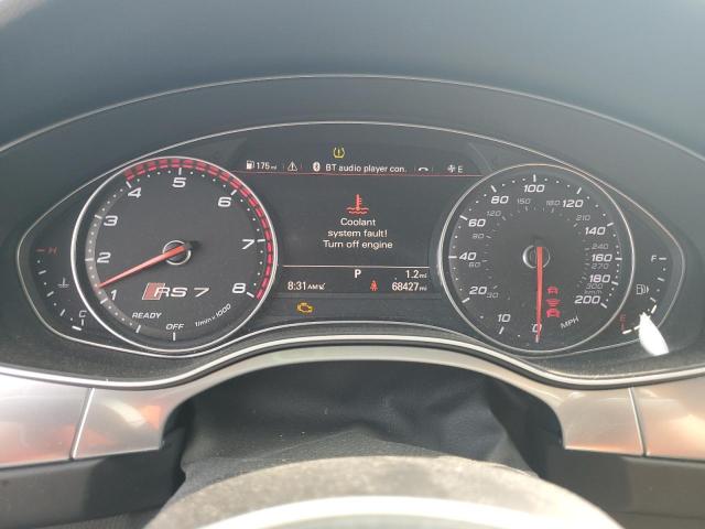 WUAWABFC1HN901870 - 2017 AUDI RS7 PRESTIGE GRAY photo 9