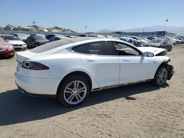 5YJSA1CN7CFP02728 - 2012 TESLA MODEL S WHITE photo 3