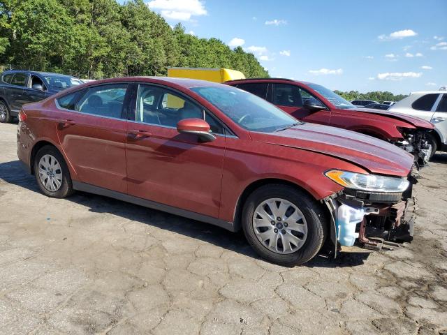 3FA6P0G70ER251557 - 2014 FORD FUSION S BURGUNDY photo 4