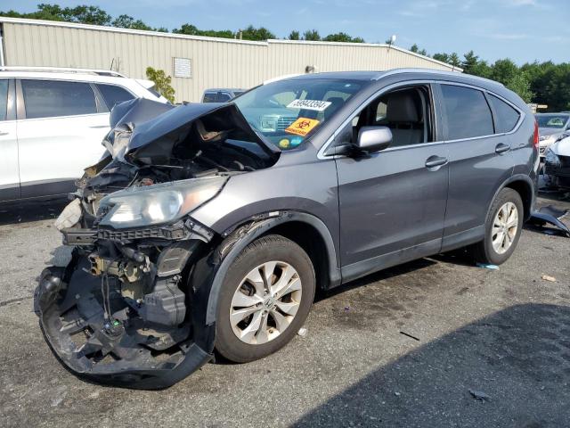 2HKRM4H79CH601354 - 2012 HONDA CR-V EXL GRAY photo 1