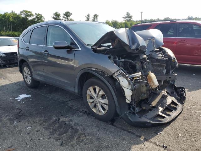 2HKRM4H79CH601354 - 2012 HONDA CR-V EXL GRAY photo 4