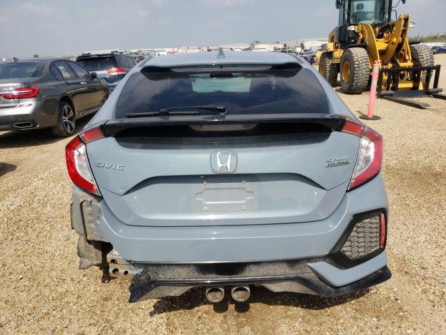 SHHFK7H92JU302374 - 2018 HONDA CIVIC SPORT TOURING GRAY photo 6