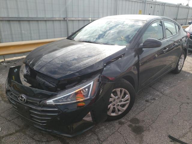 5NPD74LF2LH493336 - 2020 HYUNDAI ELANTRA SE BLACK photo 2