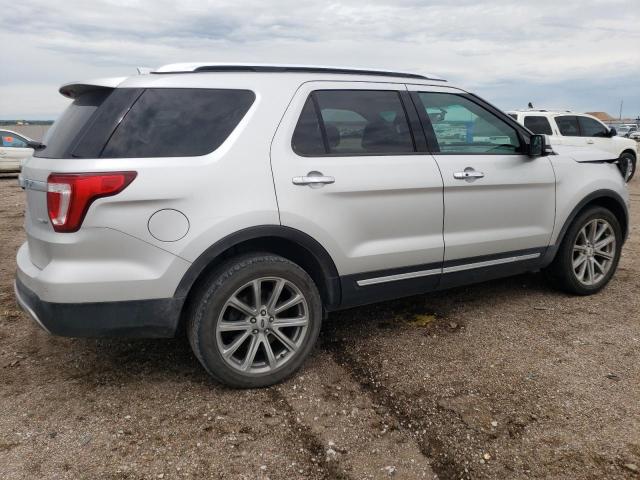 1FM5K8F87GGA62018 - 2016 FORD EXPLORER LIMITED SILVER photo 3