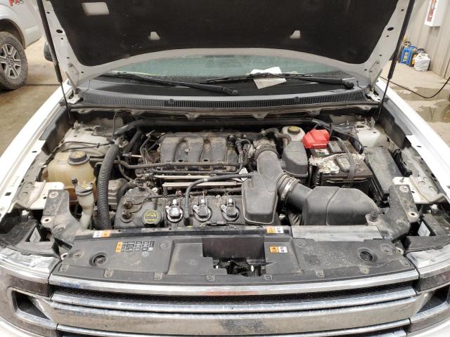 2FMHK6C89KBA13408 - 2019 FORD FLEX SEL WHITE photo 12