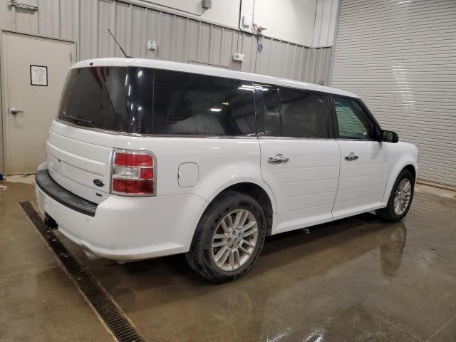 2FMHK6C89KBA13408 - 2019 FORD FLEX SEL WHITE photo 3