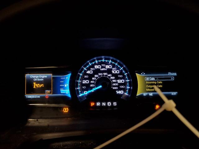 2FMHK6C89KBA13408 - 2019 FORD FLEX SEL WHITE photo 9