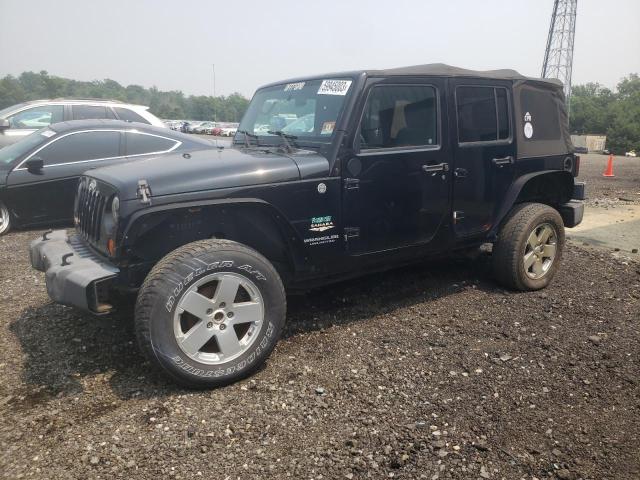 1J4GA59137L169243 - 2007 JEEP WRANGLER SAHARA BLACK photo 1