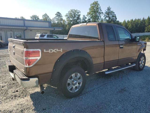 1FTEX1EM3CFB22565 - 2012 FORD F150 SUPER CAB BROWN photo 3