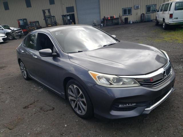 1HGCR2F56GA106475 - 2016 HONDA ACCORD SPORT GRAY photo 4