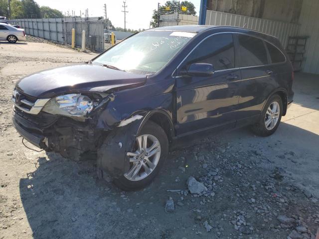 5J6RE4H76AL062871 - 2010 HONDA CR-V EXL BLUE photo 1