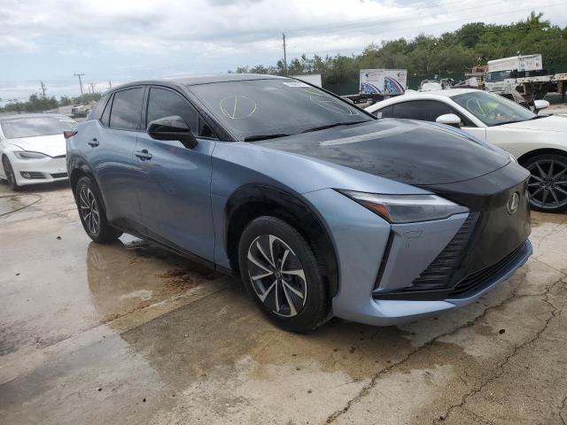 JTJAAAAB2PA020498 - 2023 LEXUS RZ 450E BLUE photo 4