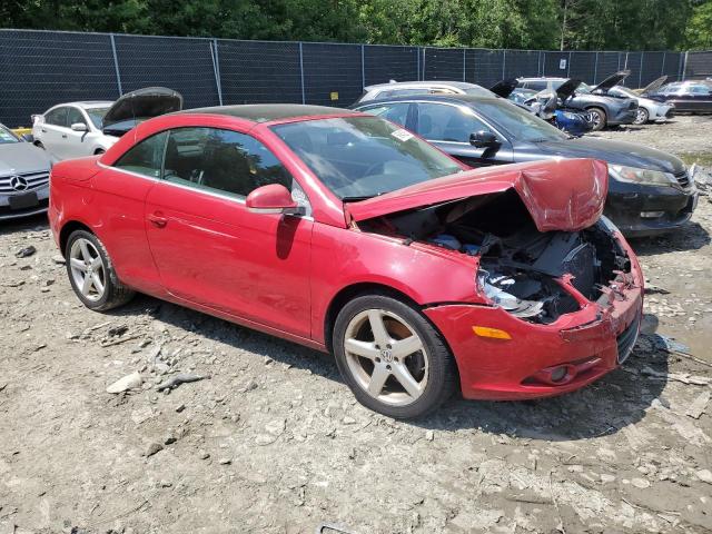 WVWDA71F77V003954 - 2007 VOLKSWAGEN EOS 2.0T SPORT RED photo 4