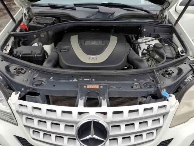 4JGBB8GB7AA540199 - 2010 MERCEDES-BENZ ML 350 4MATIC WHITE photo 11