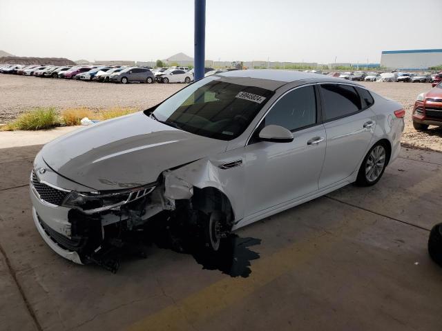 5XXGT4L32JG263125 - 2018 KIA OPTIMA LX WHITE photo 1