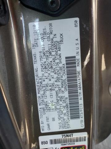 5TFTU4GNXBX006778 - 2011 TOYOTA TACOMA PRERUNNER ACCESS CAB BROWN photo 13