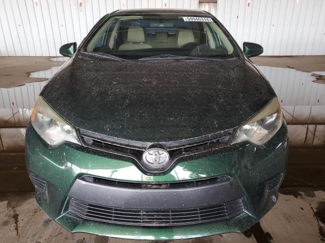 2T1BURHE2FC277099 - 2015 TOYOTA COROLLA L GREEN photo 5