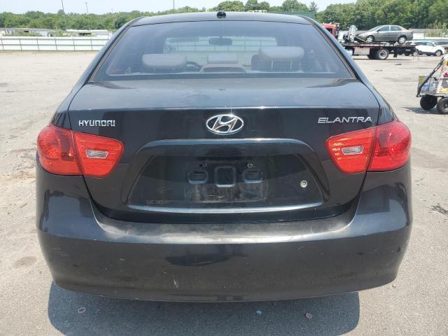 KMHDU46D28U355355 - 2008 HYUNDAI ELANTRA GLS BLACK photo 6