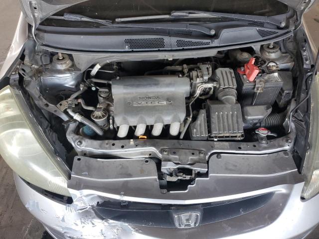 JHMGD38628S019838 - 2008 HONDA FIT SPORT ვერცხლისფერი ფოტო 11