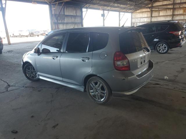 JHMGD38628S019838 - 2008 HONDA FIT SPORT ვერცხლისფერი ფოტო 2