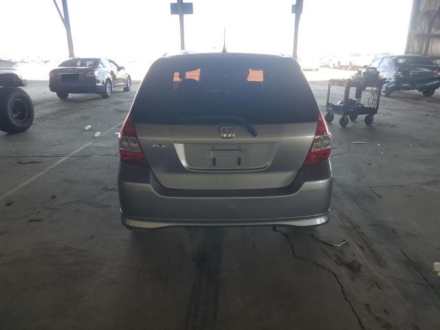 JHMGD38628S019838 - 2008 HONDA FIT SPORT ვერცხლისფერი ფოტო 6