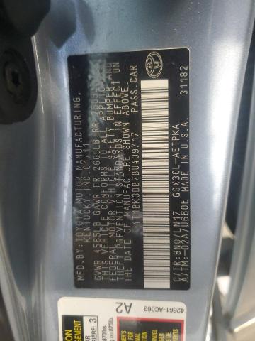 4T1BK3DB7BU409717 - 2011 TOYOTA AVALON BASE Mavi foto 12