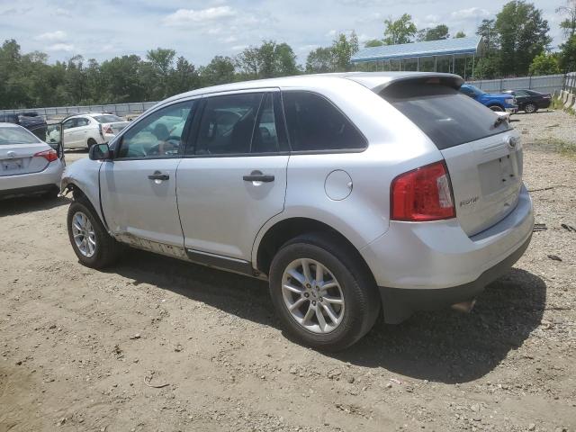 2FMDK3GCXDBE18000 - 2013 FORD EDGE SE SILVER photo 2